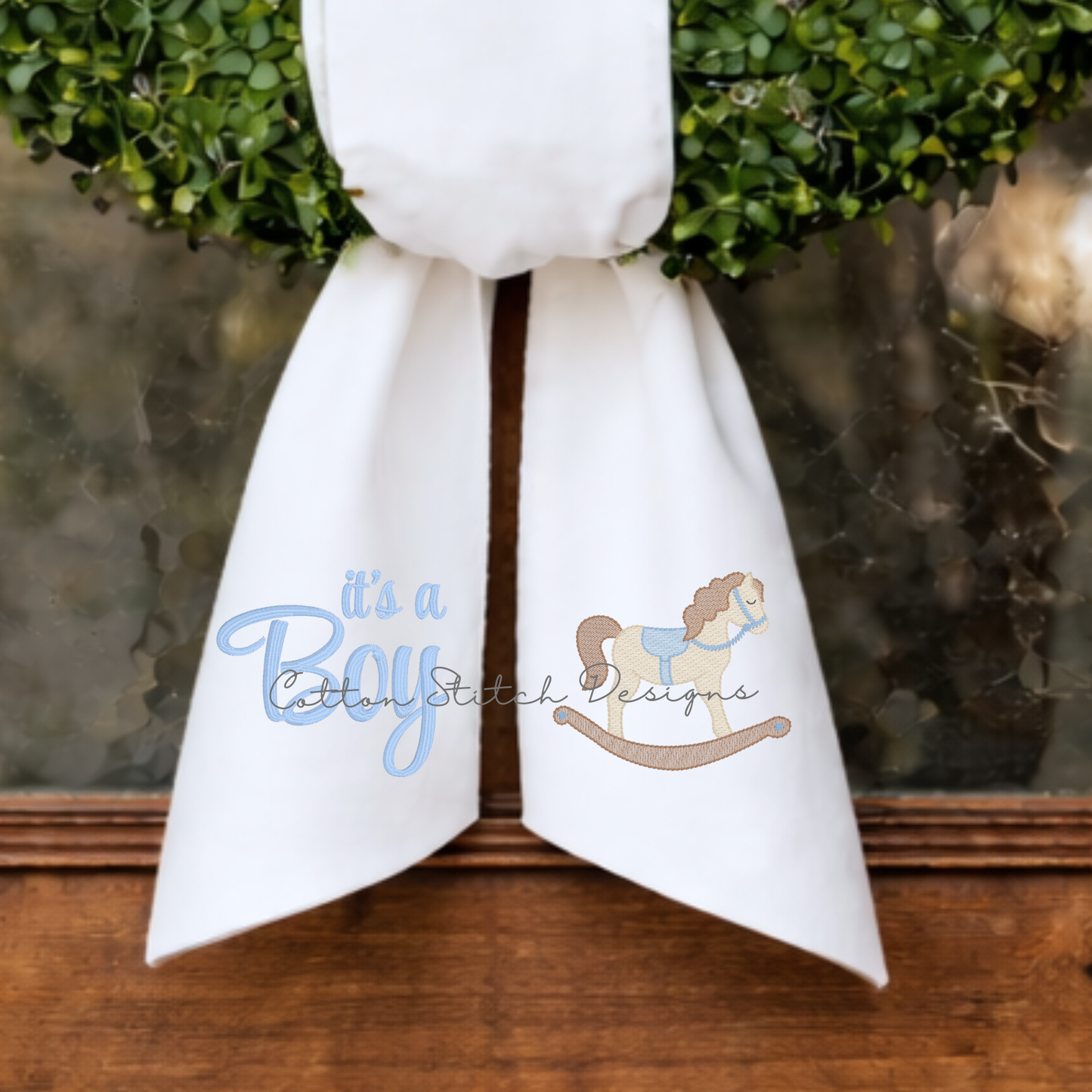 Rocking Horse Embroidery Design