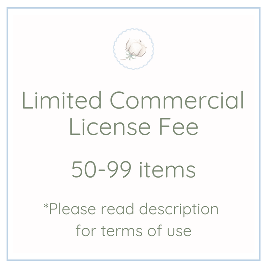 Commercial License - 50 to 99 Items