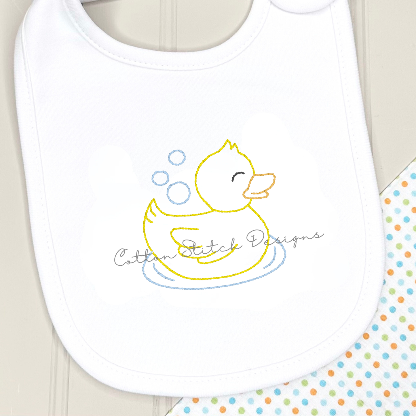 Mini Baby Duck Embroidery Design