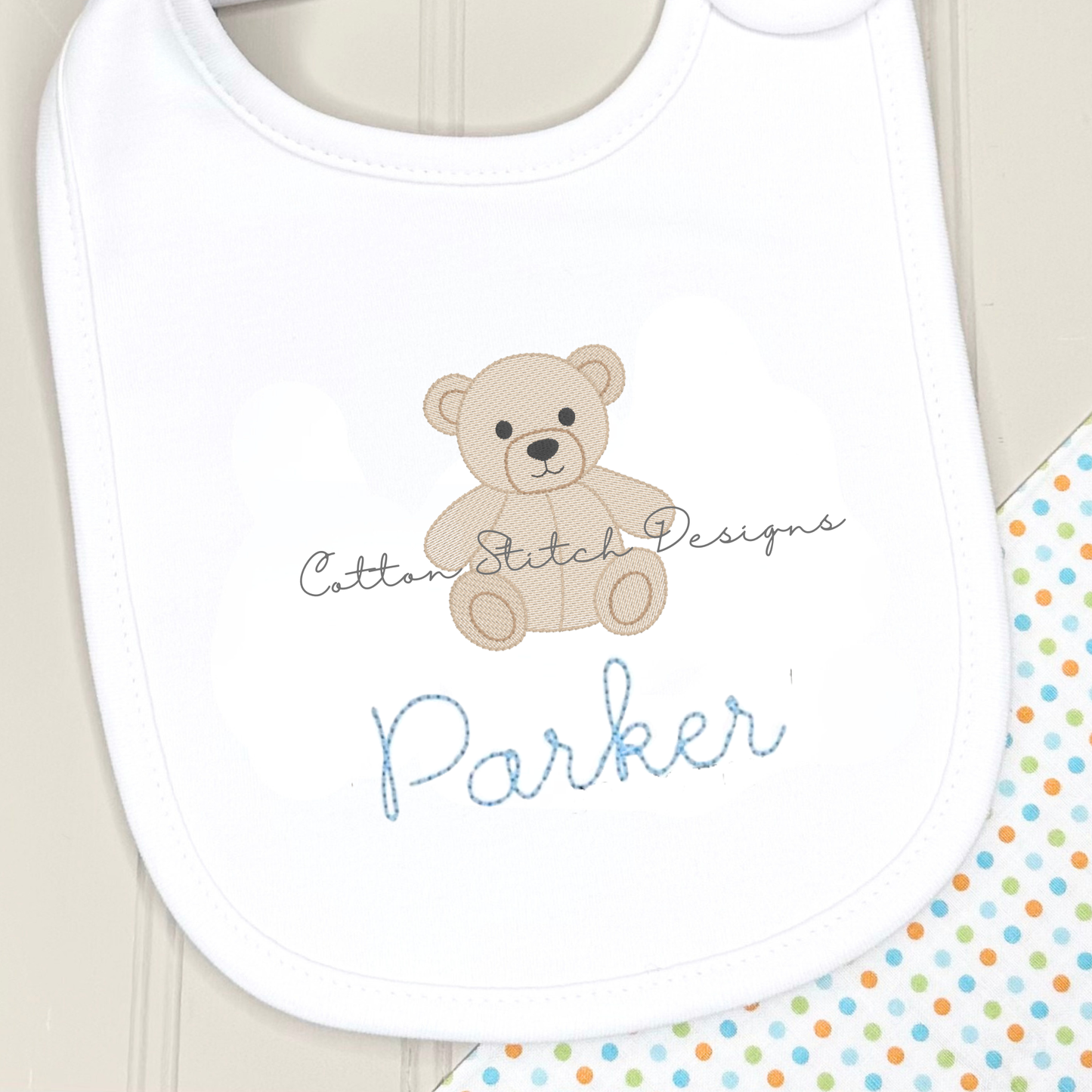 Mini Teddy Bear Embroidery Design